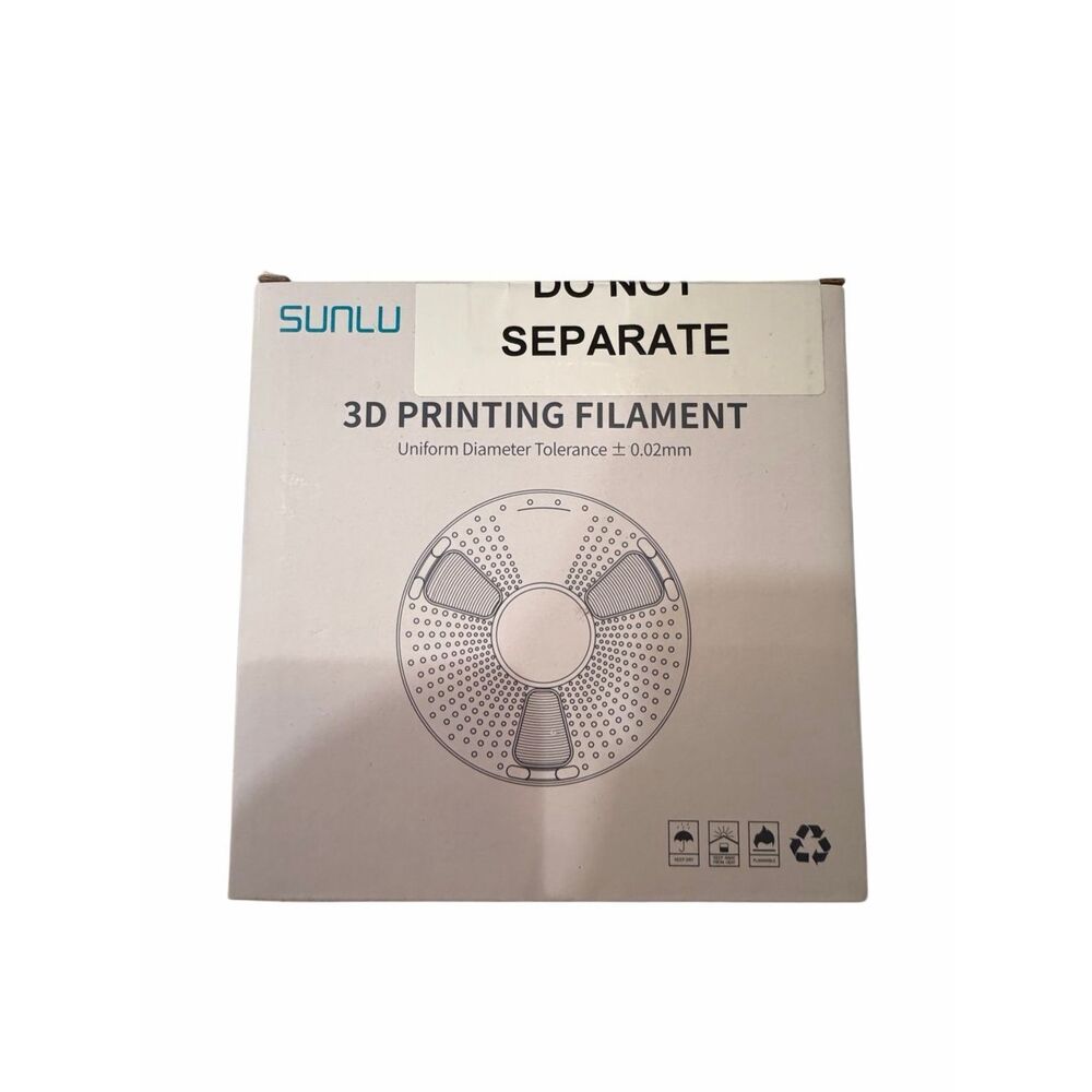 SUNLU PLA+2.0 3D Printer Filament, Upgrade PLA+ Filament 1.75mm, Tougher and Str